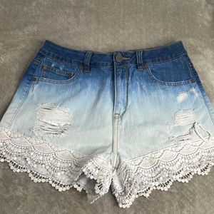 High waisted refuge shorts